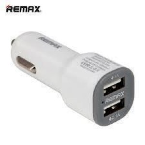 Авто-зарядний пристрій в прикурювач USB 2вых. 2.1 A REMAX CC201, адаптер в прикурювач