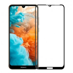 Защитное стекло Full screen PowerPlant для Huawei Y6 (2019), Black