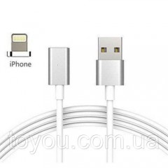 Кабель магнитный 3в1 (1m) micro USB, Type-C, Lightning  Lightning