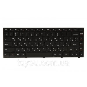 Клавіатура для ноутбука IBM/LENOVO B40-30, G40-30 чорний, чорний кадр