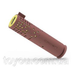 Зовнішній акумулятор CROWN CMPB-6200 chocolate/yellow POWER BANK 2600mАh