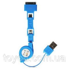 Кабель универсальный CMCSI-236 (для подзарядки и передачи данных iPhone/iPad/iPod/Samsung/Nokia, длина 1 Кабель универсальный CMCSI-236 (для подзарядки и передачи данных iPhone/iPad/iPod/Samsung/Nokia, длина 1