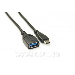 Кабель PowerPlant USB 3.0 Type-C – USB, 1.5 м