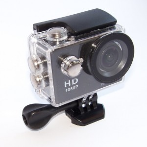 Екшн камера A7 FullHD + аквабокс + Реєстратор Повний комп'ютер + кріплення шолом ЧОРНА