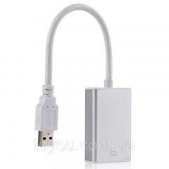 Кабель-перехідник PowerPlant HDMI female - USB 3.0 M