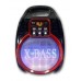 Портативна Колонка Bluetooth X-BASS RX-820-BT LED, пульт + радіомікрофон Караоке