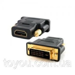 Перехідник DVI-I-HDMI VC-004G Gold Plated