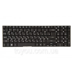Клавіатура для ноутбука ACER Aspire E1-570G, E5-511 чорний, без кадру