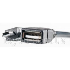 Кабель PowerPlant OTG USB 2.0 AF - Mini, 0.5м