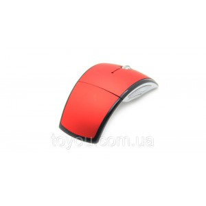 USB - Беспроводная мышь Super Slim Arc Wireless Mouse UWM-04 Красный