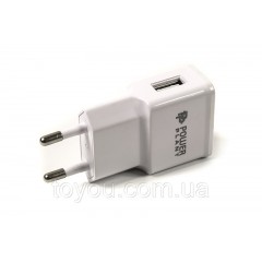 Зарядний пристрій PowerPlant 220V, 5V 2.1 A
