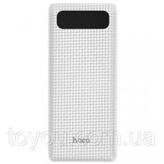 Hoco Power Bank B20A-20000 Mige 2USB 20000mAh White (універсальна мобільна батарея)