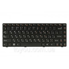 Клавіатура для ноутбука IBM/LENOVO IdeaPad G470 чорний, чорний кадр Клавіатура для ноутбука IBM/LENOVO IdeaPad G470 чорний, чорний кадр