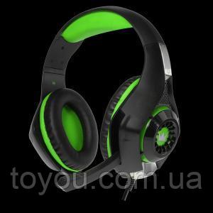 Ігрова гарнітура CROWN CMGH-102T USB Green Ігрова гарнітура CROWN CMGH-102T USB Green