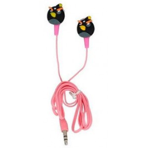 Наушники Angry Birds In-Ear Розовые