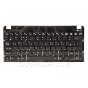 Клавиатура для ноутбука ASUS Eee PC 1015 черный, черный фрейм