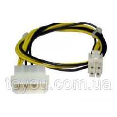Перехідник @Lux для БЖ (ATX->P4) CC-PSU-4 50см