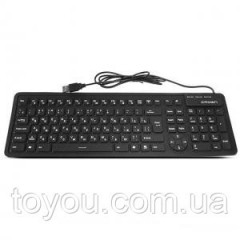 Проводная силиконовая клавиатура CROWN CMK-6002 с циферным блоком