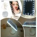 Зеркало настольное с подсветкой LED - бренд Large Led Mirror ЧЕРНОЕ