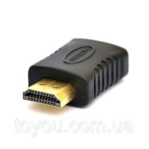 Перехідник PowerPlant HDMI AF - HDMI AM
