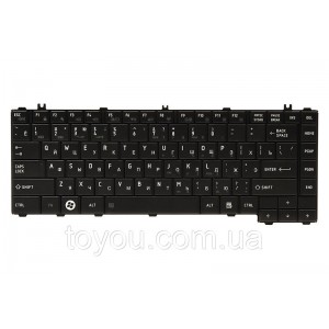 Клавиатура для ноутбука TOSHIBA Satellite L600 черный, черный фрейм