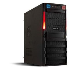 Комп'ютерний корпус CROWN CMC-SM162 Black - Серія Smart з блоком живлення 500W Smart