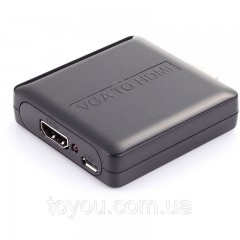 Конвертер PowerPlant HDMI - VGA + R/L (HDCVGA02-M)