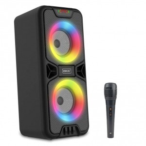 Переносна Bluetooth-Колонка BKK B86 LED Караоке 20W + мікрофон Переносна Bluetooth-Колонка BKK B86 LED Караоке 20W + мікрофон