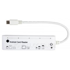 Кард-ридер PowerPlant 5-ти слотный Android Micro USB