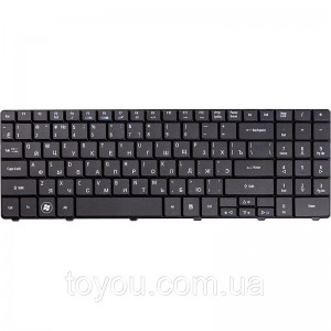 Клавіатура для ноутбука ACER Aspire 5516, eMachines E525 чорний, без кадру