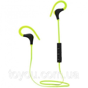 Bluetooth-Навушники Wireless Sports Stereo Жовтий