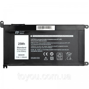 Акумулятори PowerPlant для ноутбуків DELL Inspiron 17-5770 (T2JX4) 11.4V 2200mAh