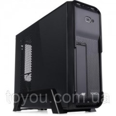 Корпус CS308B Black (Desktop),2USB+audio, mATX/mITX