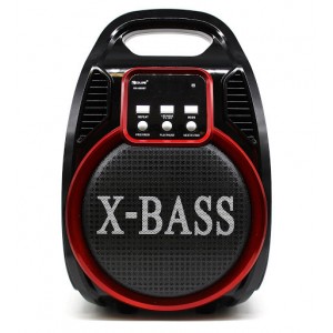 Переносная Колонка Bluetooth X-BASS RX-820-BT LED, пульт + радиомикрофон Караоке