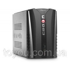 Джерело безперебійного живлення CROWN CMU-650Euro (650VA/360W, AVR 145-280V, 1*12V/7AH)