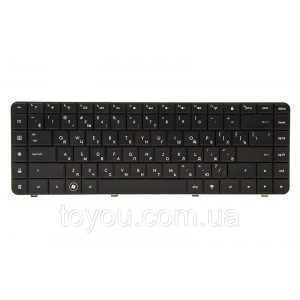 Клавіатура для ноутбука HP Presario CQ56, CQ62, G56 чорний, чорний кадр