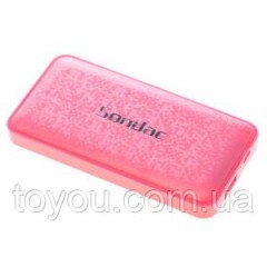 Батарея Power bank ЗУ USB UPB-6000 (6000mAh) Рожевий