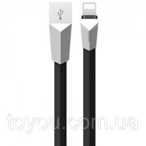 Кабель USB Lightning Hoco X4 Zinc Speed 2.4 A для iPhone, iPad, iPod