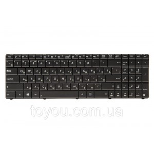 Клавіатура для ноутбука ASUS A52, K52, X54 (N53 version) чорний, чорний кадр