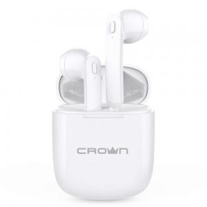 BLUETOOTH навушники CROWN CMTWS-5002  White