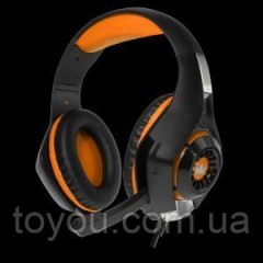 Ігрова гарнітура CROWN CMGH-102T USB Orange