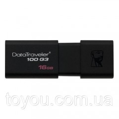 USB Флеш-накопитель 16GB Kingston DataTraveler 100 G3 USB 3.0 Black