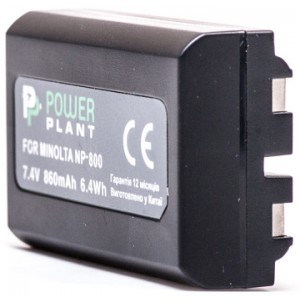 Акумулятор PowerPlant Minolta NP-800, EN-EL1 860mAh