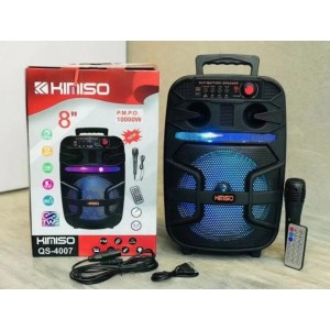Портативна колонка Kimiso QS-4007 Bluetooth, мікрофон для караоке, FM радіо, MP3, пультом
