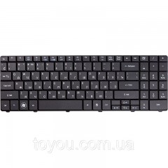 Клавіатура для ноутбука ACER Aspire 5516, eMachines E525 чорний, без кадру