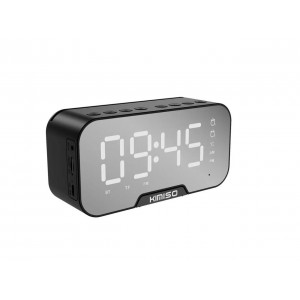 Мини-Колонка Bluetooth Kimiso K10 LED CLOCK с будильником и подставкой