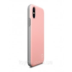 Чехол Patchworks LEVEL ITG для iPhone X, розовый