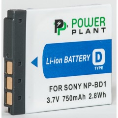 Aккумулятор PowerPlant Sony NP-BD1, NP-FD1 750mAh