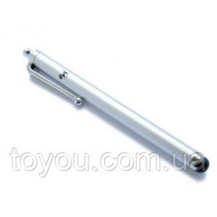 Стилус-Ручка @LUX 007 SILVER, для всіх Capacity/Resistive TOUCHSCREEN металевий виглядає як кулькова ручка,