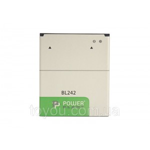 Аккумулятор PowerPlant Lenovo A6000 (BL242) 2300mAh